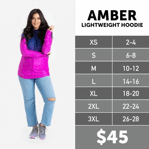 Amber - Lightweight Hoodie