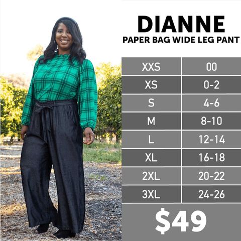 Dianne - Wide Legged Pant