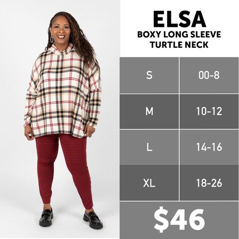 Elsa - Boxy Long Sleeve Turtle Neck