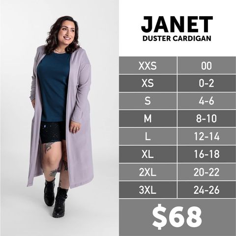 Janet - Duster Cardigan