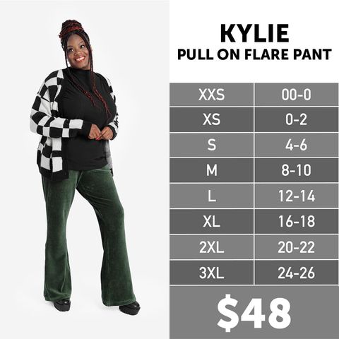 Kylie - Pull On Flare Pants