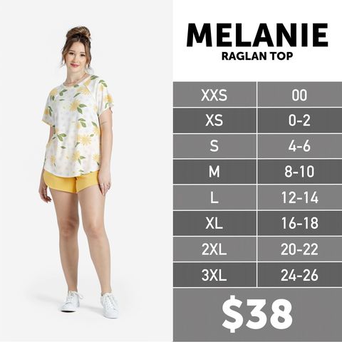 Melanie - Raglan Top