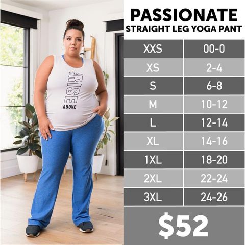 Passionate - Straight Leg Yoga Pants