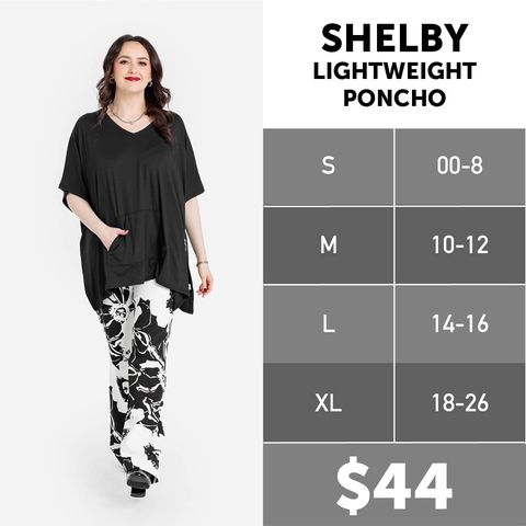 Shelby - Lightweight Poncho