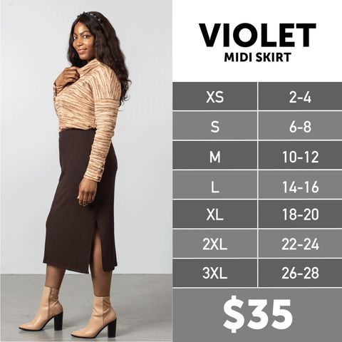 Violet - Midi Skirt