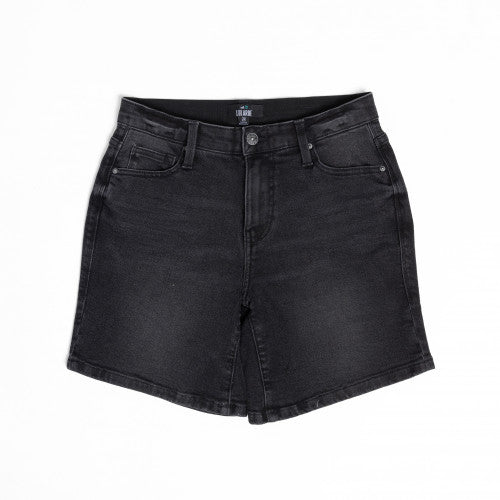 Relaxed Denim Shorts - Carbon Wash