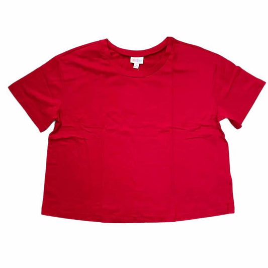 Boxy T - Solid Chili Pepper Red