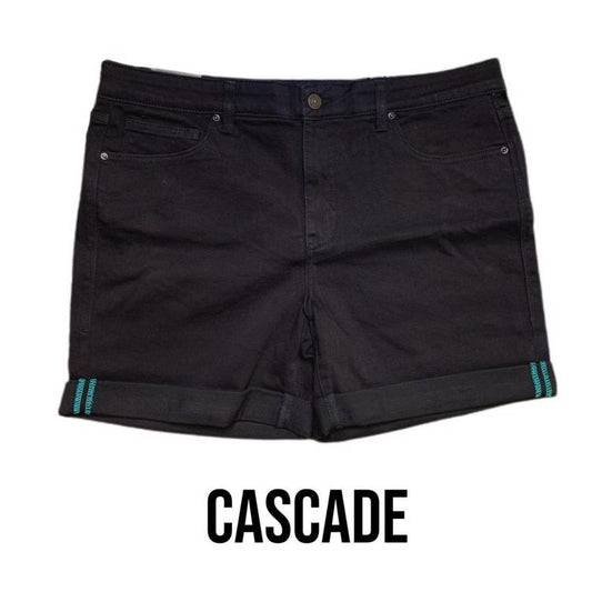 Boyfriend Denim Shorts - Cascade Wash